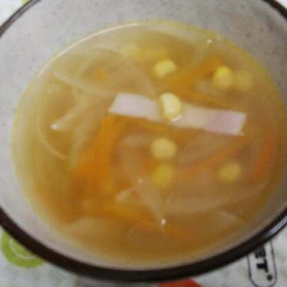 michi＊yuさん♪こんばんは♡明日の朝のスープにも残しておきたいので沢山作りました♪経った今作り終わりました♡♬野菜たっぷり良いですね♪ご馳走様でした☆♬